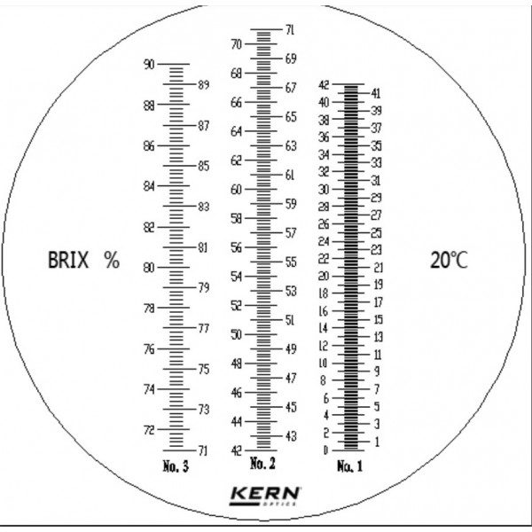 KERN-ORA 90BE рефрактометр для експертів 0...90% Brix